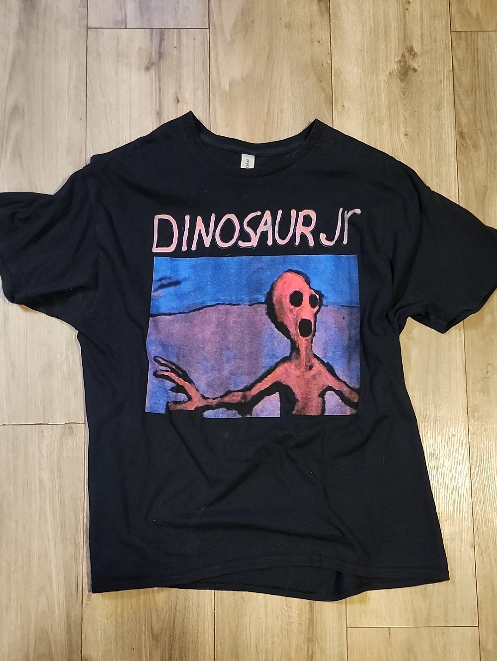 Gildan Black Dinosaur Jr. Graphic T-shirt XL